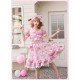 Mademoiselle Pearl Sanrio Hello Kitty Candy Themed Apron Blouse Salopette JSKs and OPs(Reservation/Full Payment Without Shipping)